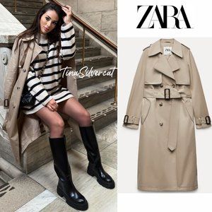 BLOGGER'S FAVE! Zara ZW Collection Trench Coat NWT